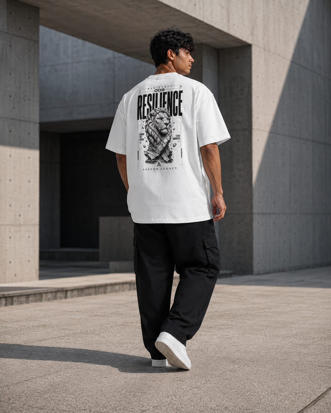 Camiseta boxy hombre ascend legacy manifesto 009.