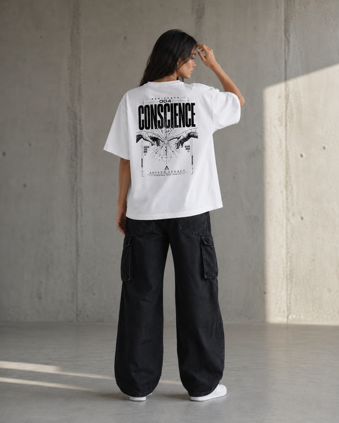 Camiseta aboxy para mujer ascend legacy manifesto 004.