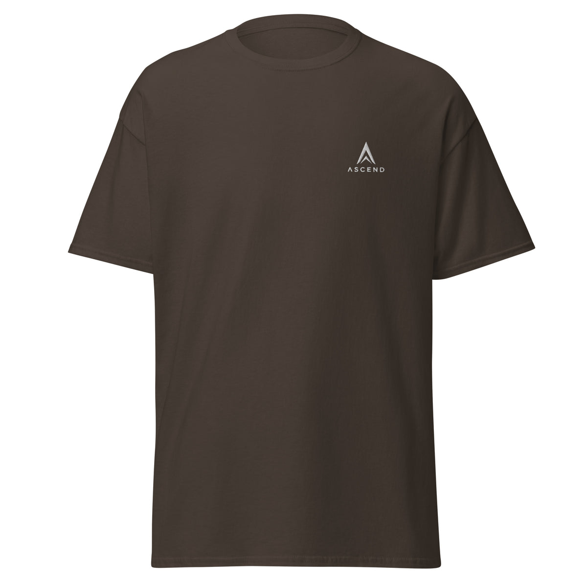 camiseta ascend legacy don't bother me, i'm focused chocolate, frontal.