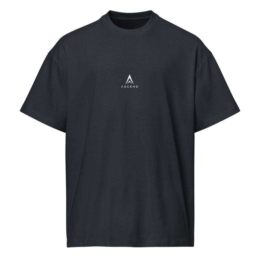 Camiseta ascend legacy 911 diseño frontal en azul.