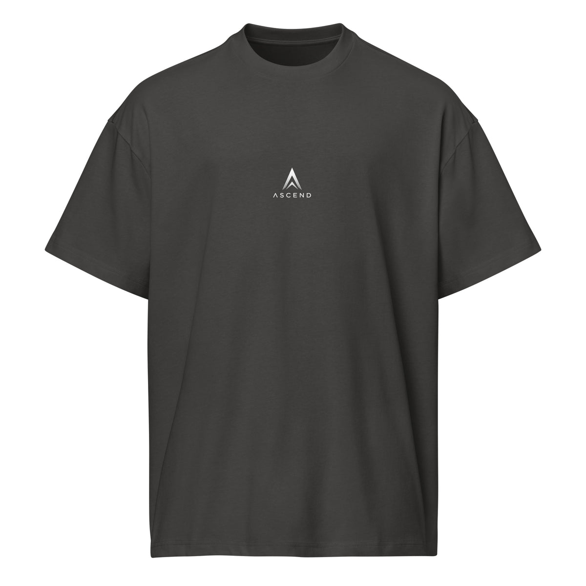 Camiseta ascend legacy 911 diseño frontal en gris.