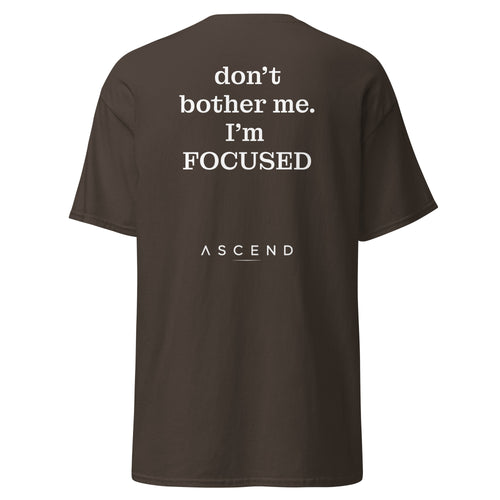 camiseta ascend legacy don't bother me, i'm focused negra.